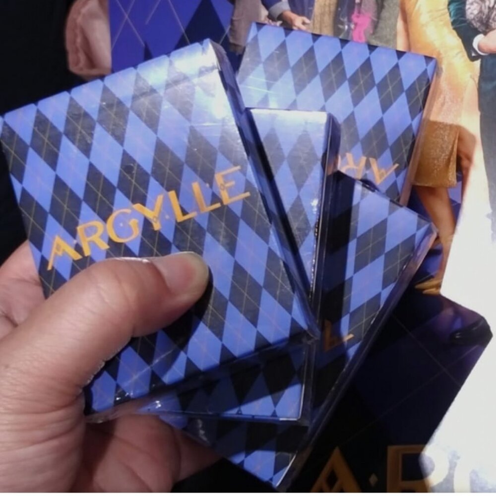 Argylle movie promotional playing cards film games
